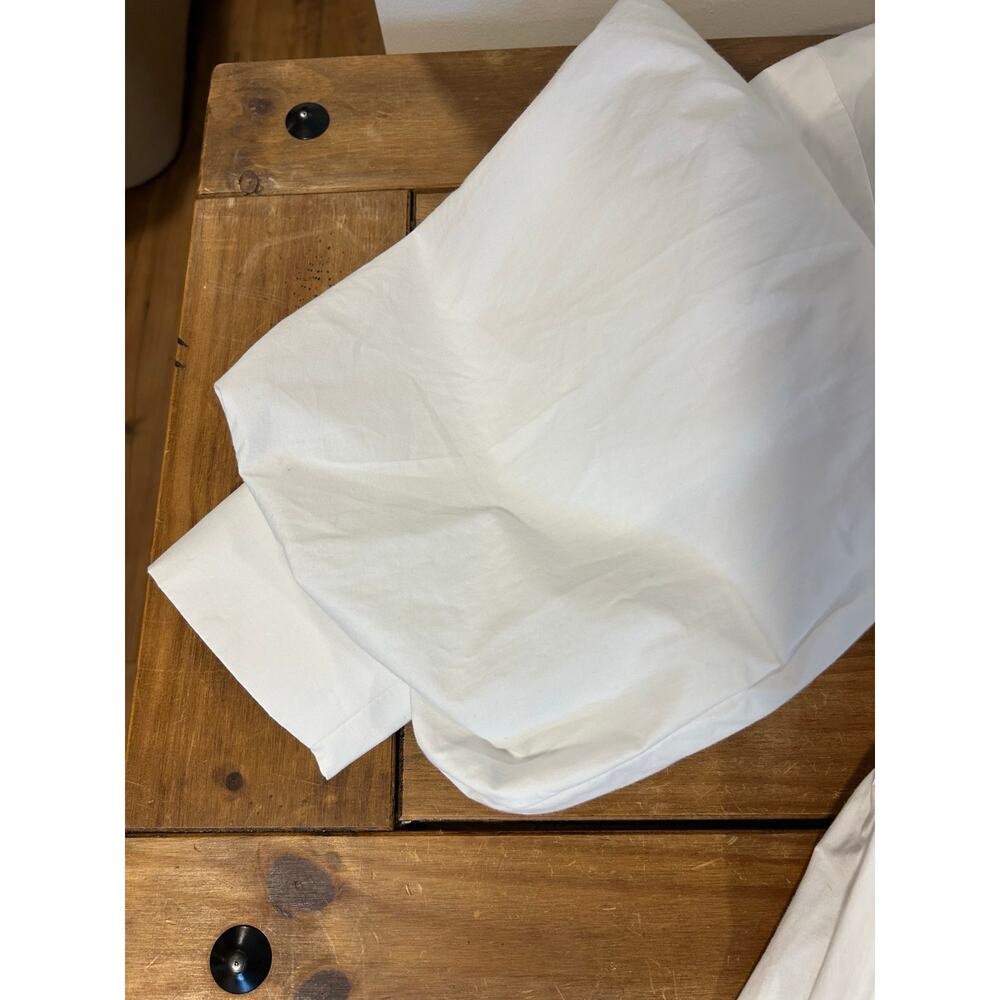 Marielle Stokkelaar Almelo NWT One Size Cecilia White Poplin Cotton Egyptian - Picture 10 of 15